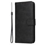 Realme 14X (5G) / C75 - EIDERWOOD Faux Leather Flip Cover m. Stropp - Svart