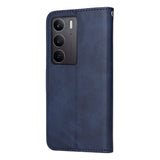 Realme 14X (5G) / C75 - EIDERWOOD Faux Leather Flip Cover m. Stropp - Blå
