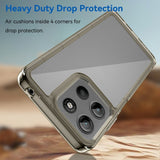 EIDERWOOD Motorola Moto G15 / G05 / E15 Hybrid Plastik Bagside Cover - Gennemsigtig / Grå