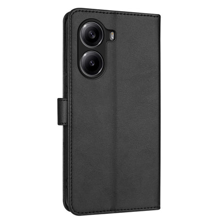 EIDERWOOD - Xiaomi Poco X7 Pro - Kunstlæder Flip Cover m. Kortholder & Ståfunktion - Sort