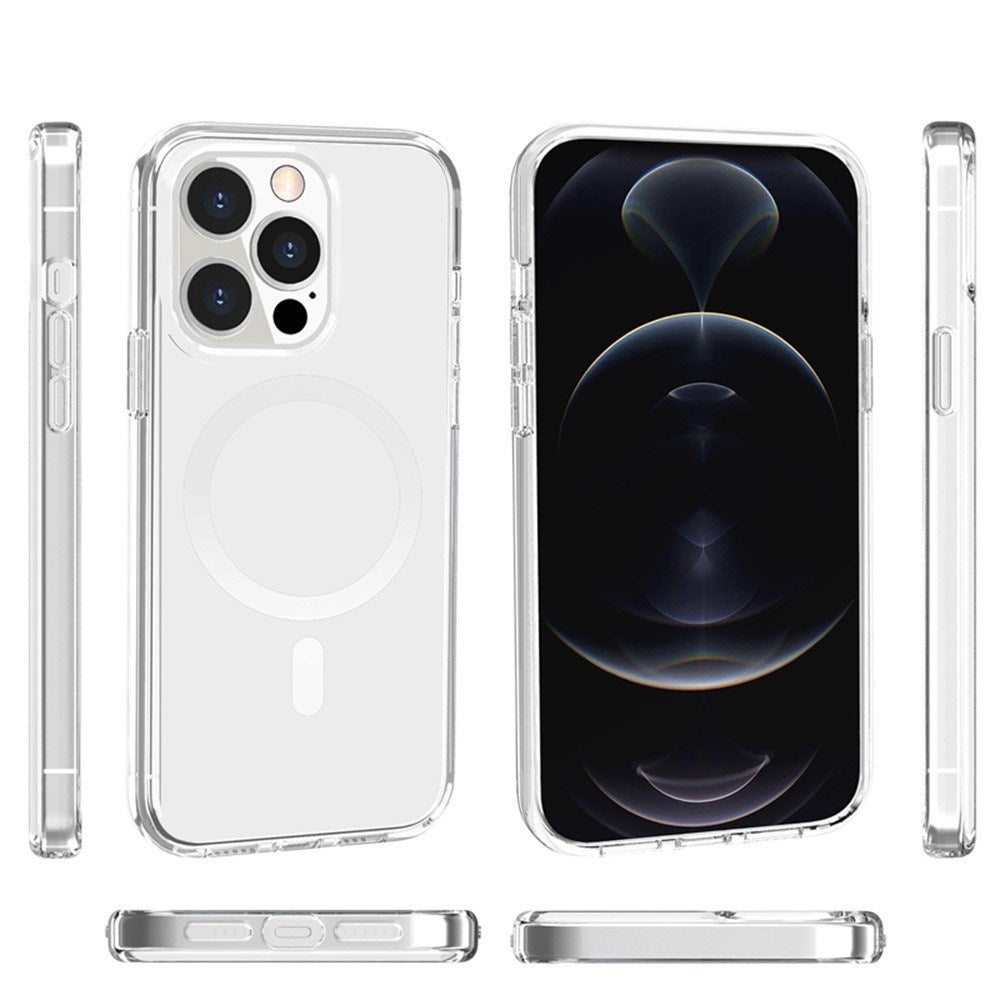 iPhone 14 Pro EIDERWOOD Hybrid Magnetic Mobil Case - MagSafe Kompatibel - Gennemsigtig