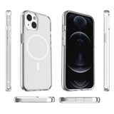 iPhone 14 EIDERWOOD Hybrid Magnetic Mobil Case - MagSafe Kompatibel - Gennemsigtig