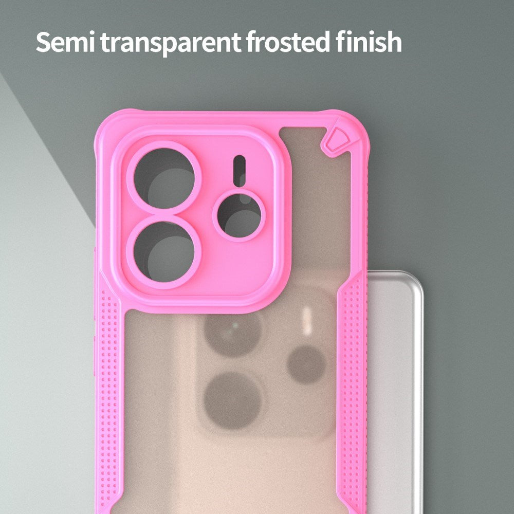 Xiaomi Redmi Note 14 (5G) - EIDERWOOD Hybrid Plastik Bagside Cover - Lyserød