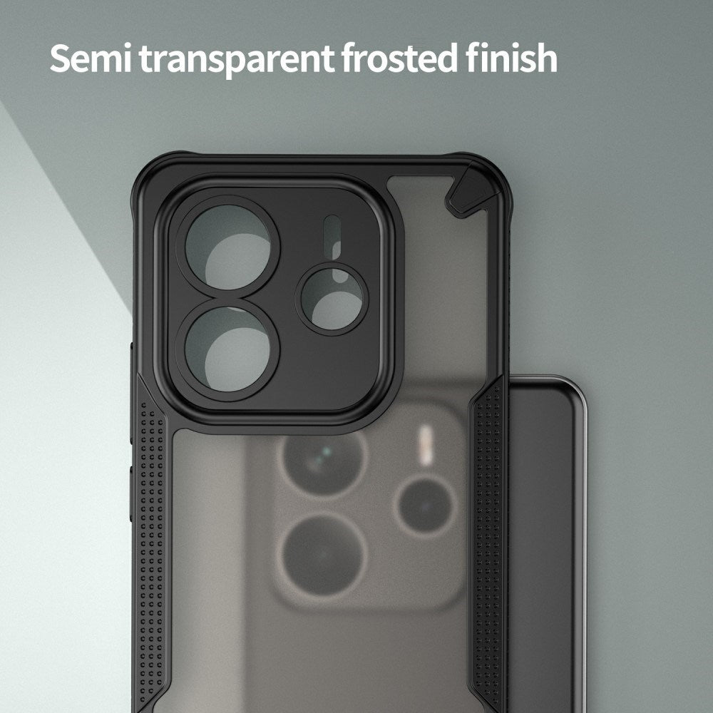 Xiaomi Redmi Note 14 (5G) - EIDERWOOD Hybrid Plastic Bakdeksel - Svart