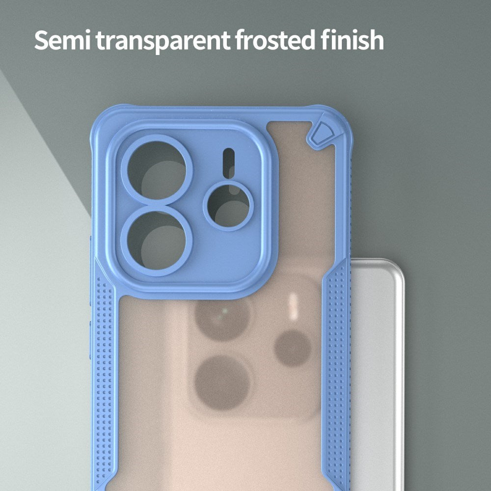 Xiaomi Redmi Note 14 (5G) - EIDERWOOD Hybrid Plastik Bagside Cover - Blå