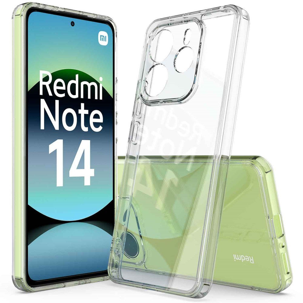 Xiaomi Redmi Note 14 (4G) - EIDERWOOD Fleksibelt Plastik Cover - Gennemsigtig