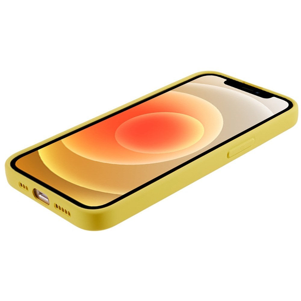 EIDERWOOD iPhone 12 Mini fleksibelt plastdeksel - gul