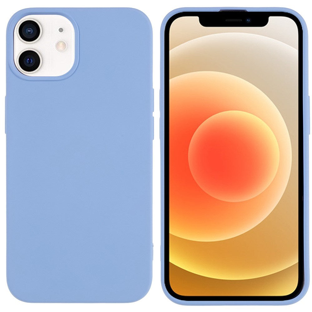 EIDERWOOD iPhone 12 Mini fleksibelt plastdeksel - Lyseblå