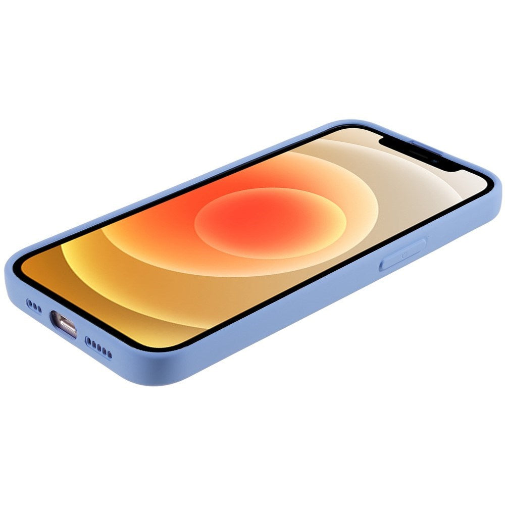 EIDERWOOD iPhone 12 Mini fleksibelt plastdeksel - Lyseblå