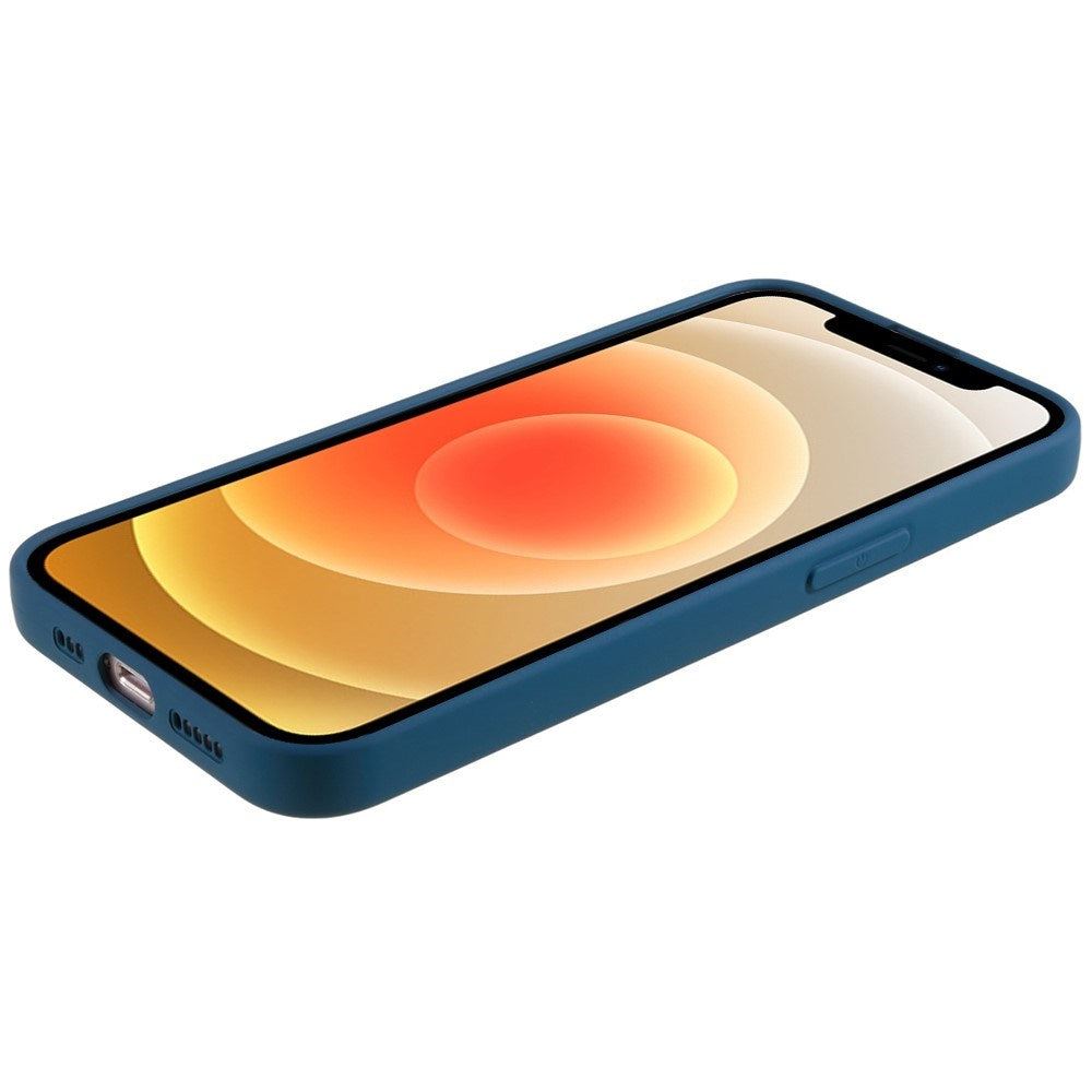 EIDERWOOD iPhone 12 Mini fleksibelt plastdeksel - blå