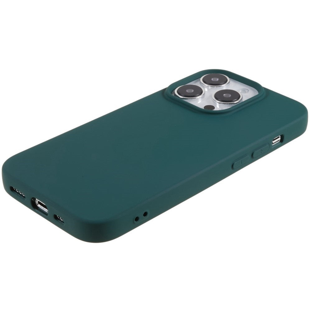 EIDERWOOD iPhone 14 Pro Max Fleksibelt Plast Bagside Cover - Mørkegrøn
