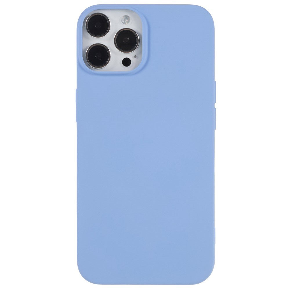 EIDERWOOD iPhone 14 Pro Max Fleksibelt Plast Bagside Cover - Lyseblå
