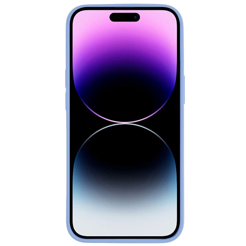 EIDERWOOD iPhone 14 Pro Max Fleksibelt Plast Bagside Cover - Lyseblå