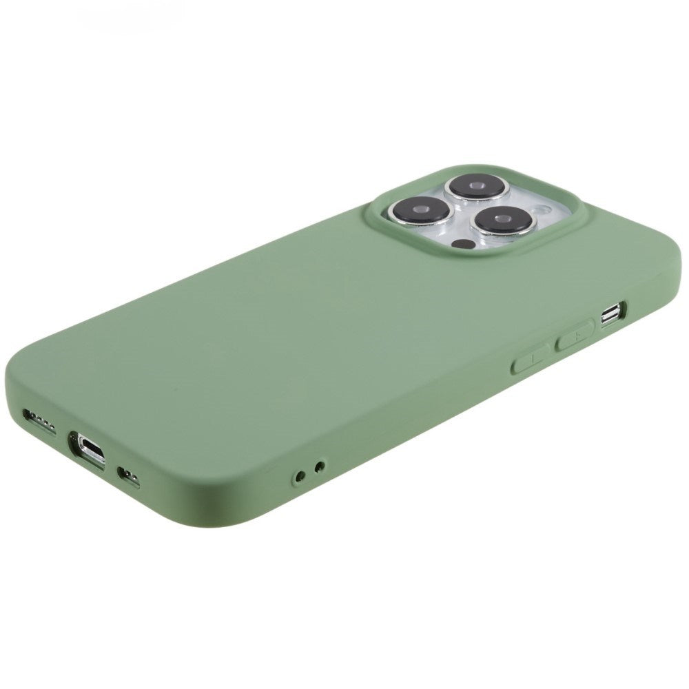 EIDERWOOD iPhone 14 Pro Max Fleksibelt Plast Bagside Cover - Lysegrøn