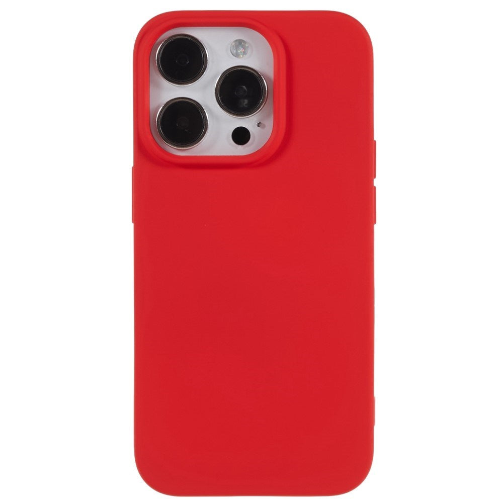 EIDERWOOD iPhone 14 Pro Max Fleksibelt Plast Bagside Cover - Rød