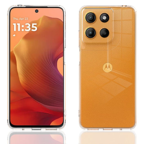 Motorola Moto G15 Power - EIDERWOOD Fleksibelt plastdeksel - Gjennomsiktig