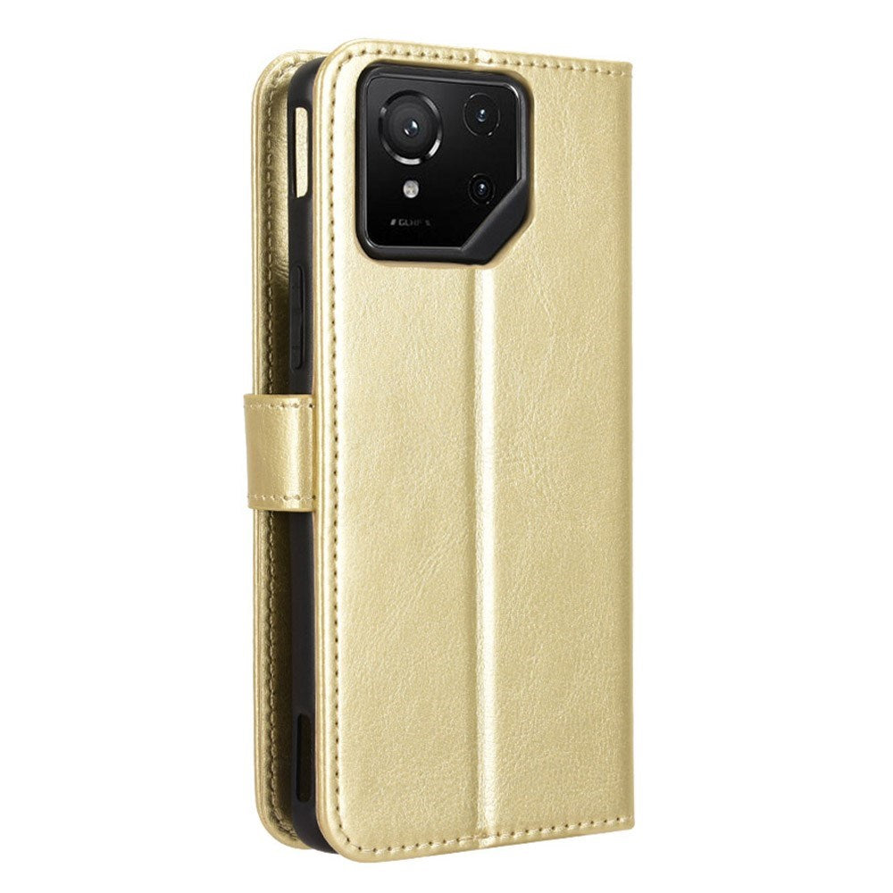 EIDERWOOD - Asus ROG Phone 9 (5G) / 9 Pro (5G) - Kunstlæder Flip Cover m. Kortholder & Ståfunktion - Guld