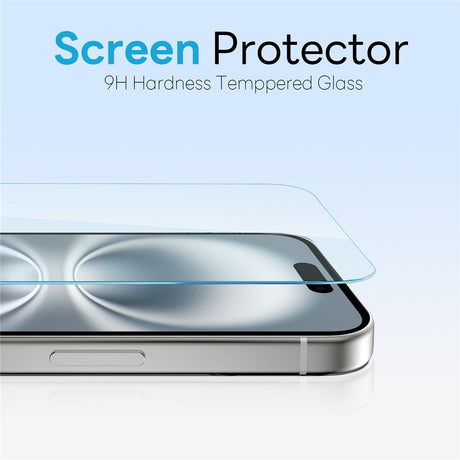 iPhone 16 NORTHJO 360° Beskyttelsessæt - Kameralinseglas - Skærmbeskyttelsesglas - Hybrid Mobil Cover - MagSafe Kompatibel - Gennemsigtig