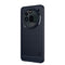 Nothing Phone (3a) Pro Mofi Brushed Carbon Fiber Fleksibelt Plastik Bagside Cover - Blå
