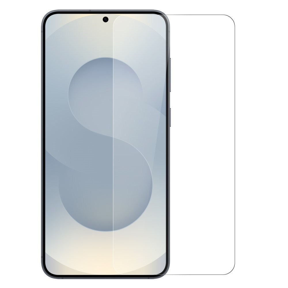 Samsung Galaxy S25 Edge 2-i-1 sett herdet skjermbeskytter og fleksibelt plastdeksel - gjennomsiktig