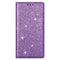 EIDERWOOD Samsung Galaxy S25 Edge Faux Leather Flip Cover m. Lommebok - Glitter - Lilla