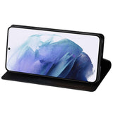 EIDERWOOD Samsung Galaxy S25 Edge Faux Leather Flip Cover m. Lommebok - Glitter - Sort