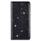 EIDERWOOD Samsung Galaxy S25 Edge Faux Leather Flip Cover m. Lommebok - Glitter - Sort