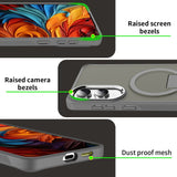 EIDERWOOD Samsung Galaxy S25 Edge Hybrid Bakdeksel m. Ståfunksjon - MagSafe-kompatibel - Blå