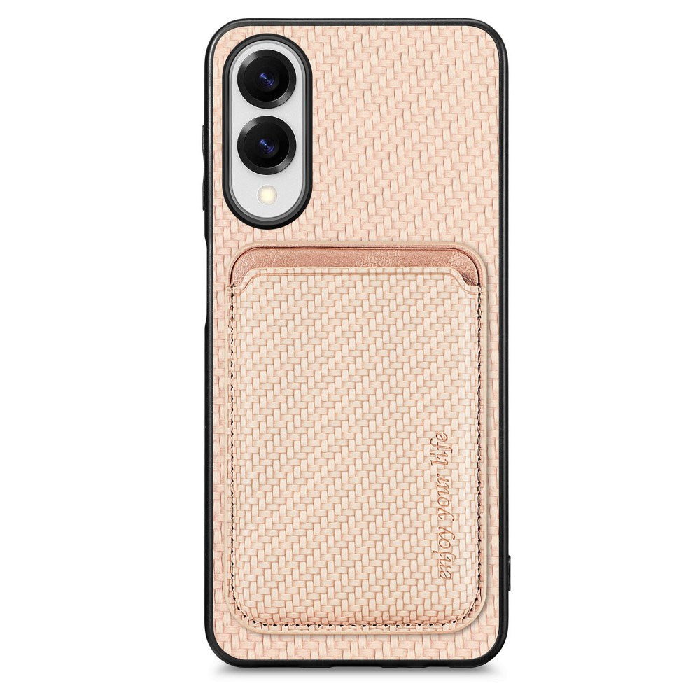 EIDERWOOD Samsung Galaxy S25 Edge Bakdeksel m. Avtakbar kortholder - Beige