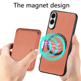 EIDERWOOD Samsung Galaxy S25 Edge Bagside Cover m. Aftagelig Kortholder - Brun