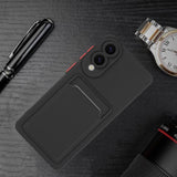 Samsung Galaxy S25 Edge - EIDERWOOD Fleksibelt Plastik Cover m. Kortholder - Sort