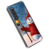 Sony Xperia 5 IV TPU plast juledeksel - Snowman