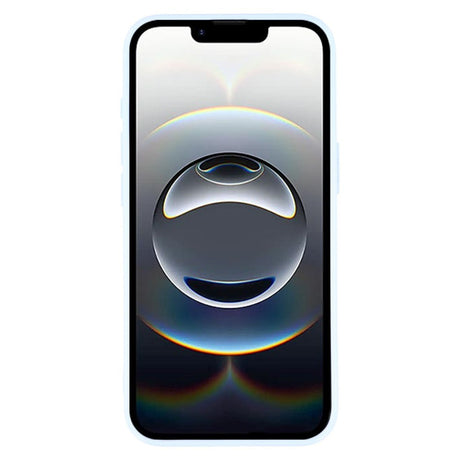 EIDERWOOD IPhone 16e Fleksibelt Plastik Bagside Cover m. Glimmer - Lyseblå