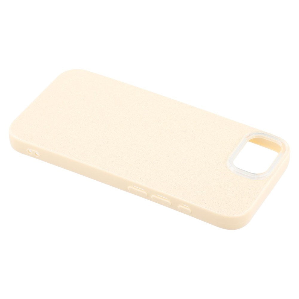 EIDERWOOD IPhone 16e Fleksibelt Plastik Bagside Cover m. Glimmer - Gul