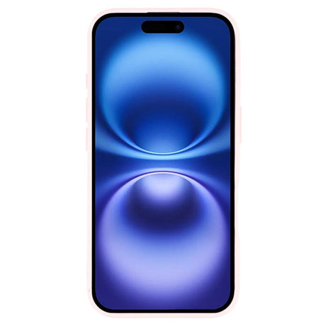 EIDERWOOD IPhone 16 Fleksibelt Plastik Bagside Cover m. Glimmer - Lyserød