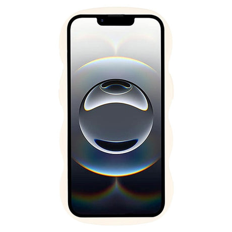 EIDERWOOD iPhone 17e / 16e Fleksibelt Plastik Wavy Mobil Cover - Hvid
