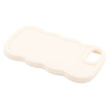 EIDERWOOD iPhone 17e / 16e Fleksibelt Plastik Wavy Mobil Cover - Hvid