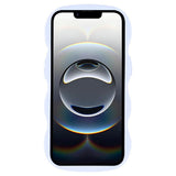 EIDERWOOD iPhone 17e / 16e Fleksibelt Plastik Wavy Mobil Cover - Lilla