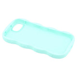 EIDERWOOD iPhone 17e / 16e Fleksibelt Plastik Wavy Mobil Cover - Blå