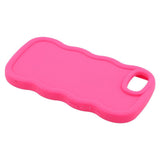 EIDERWOOD iPhone 17e / 16e Fleksibelt Plastik Wavy Mobil Cover - Pink