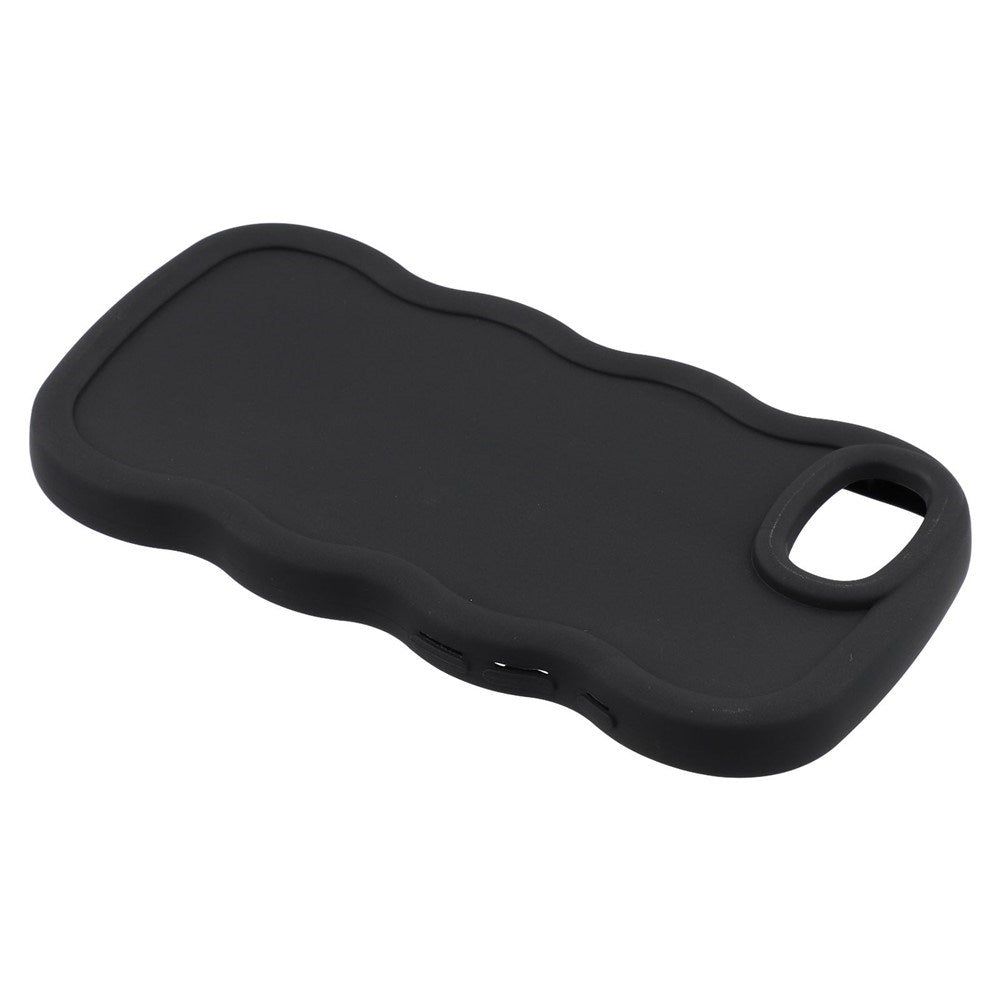 EIDERWOOD iPhone 17e / 16e Fleksibelt Plastik Wavy Mobil Cover - Sort