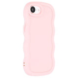 EIDERWOOD iPhone 17e / 16e Fleksibelt Plastik Wavy Mobil Cover - Lyserød