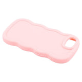 EIDERWOOD iPhone 17e / 16e Fleksibelt Plastik Wavy Mobil Cover - Lyserød