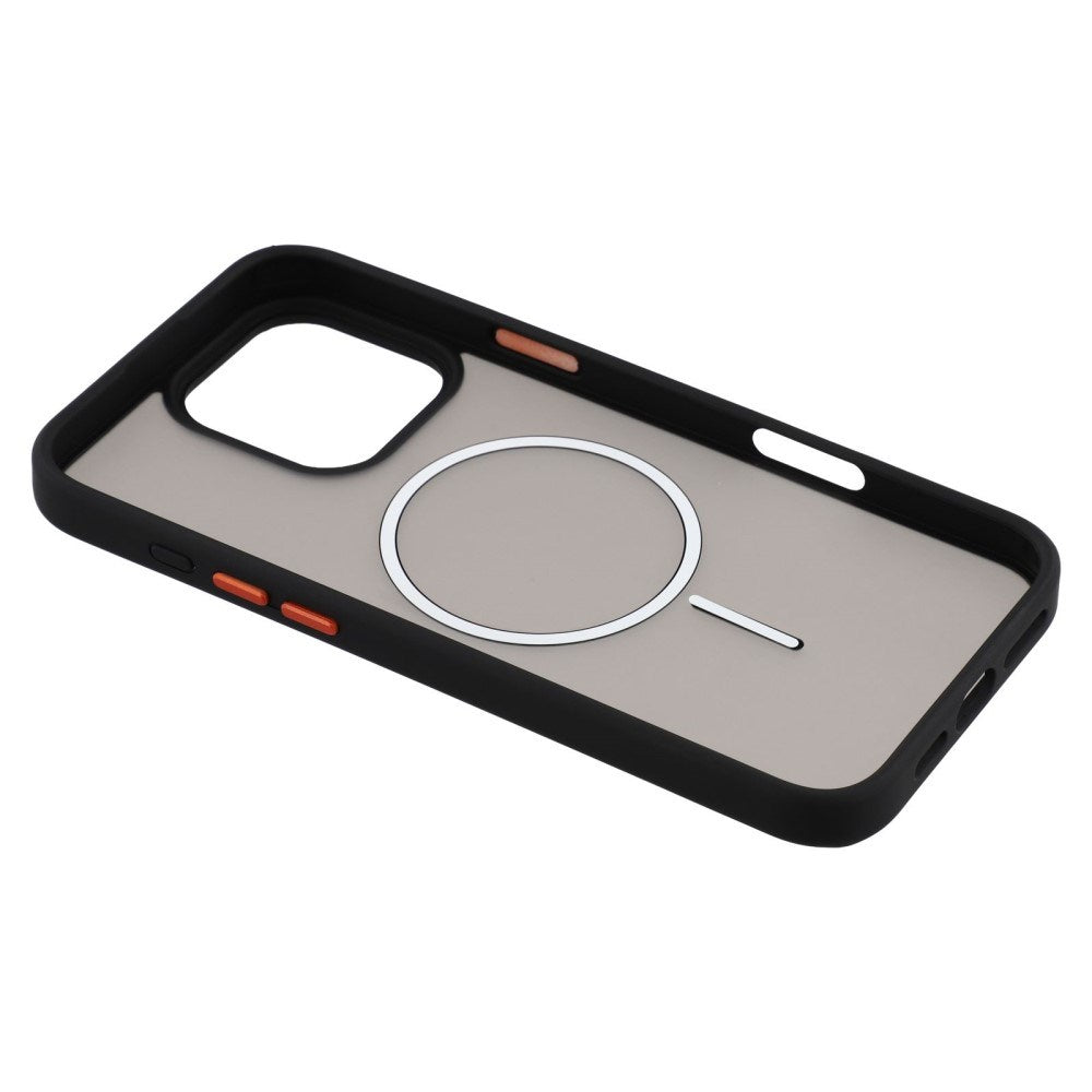 EIDERWOOD - iPhone 16 Pro - Mat Hybrid Plastik Cover - MagSafe Kompatibel - Sort