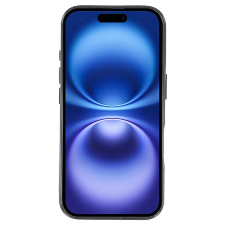 EIDERWOOD IPhone 16 Pro Fleksibelt Plastik Bagside Cover m. Glimmer - Sort