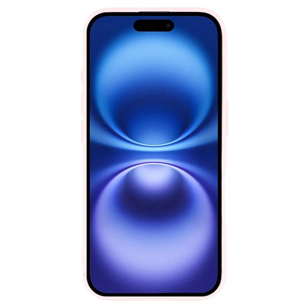 EIDERWOOD IPhone 16 Pro Fleksibelt Plastik Bagside Cover m. Glimmer - Lyserød