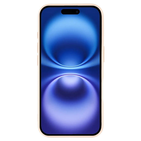 EIDERWOOD IPhone 16 Pro Fleksibelt Plastik Bagside Cover m. Glimmer - Beige