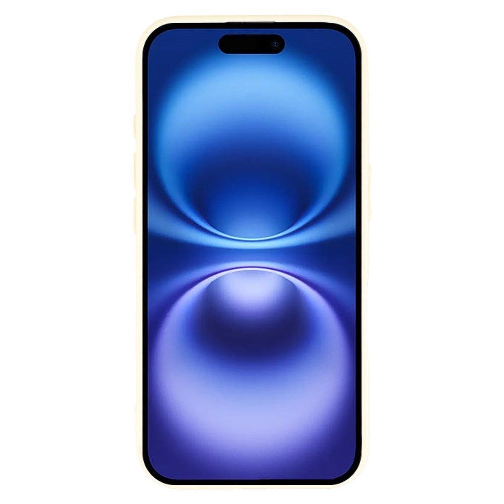 EIDERWOOD IPhone 16 Pro Fleksibelt Plastik Bagside Cover m. Glimmer - Gul