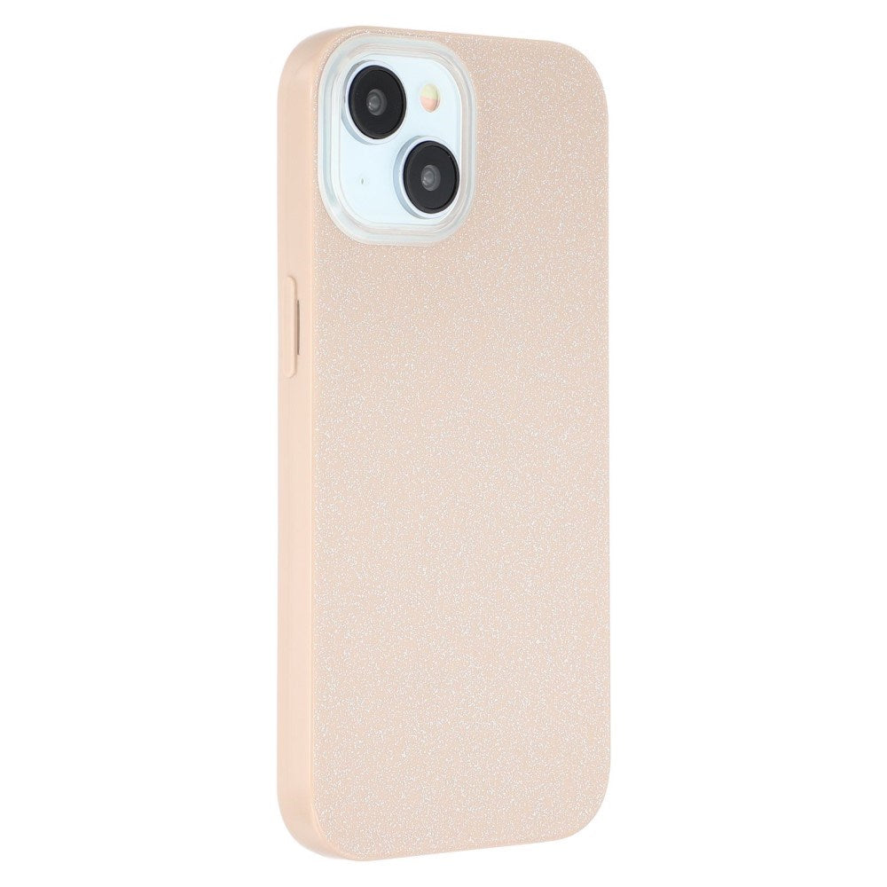 EIDERWOOD iPhone 14 / 13 Fleksibelt Plastik Bagside Cover m. Glimmer - Brun