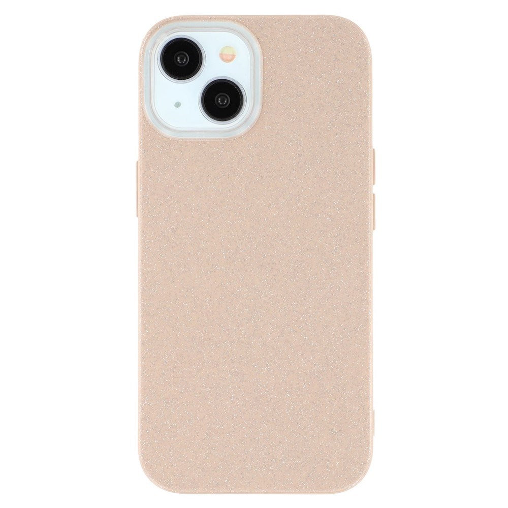 EIDERWOOD iPhone 14 / 13 Fleksibelt Plastik Bagside Cover m. Glimmer - Brun
